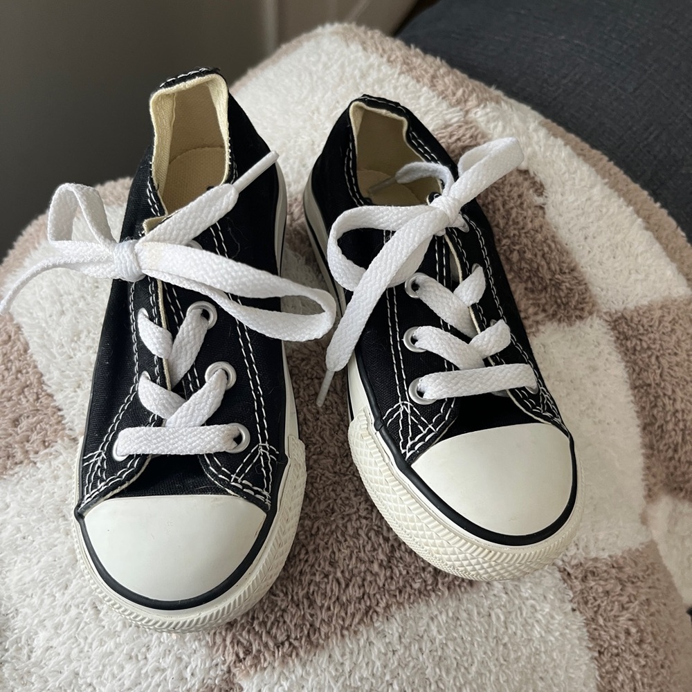 Converse Black and White Kids Sneakers